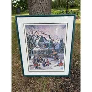 LUNDI MATIN by Pauline. T. Paquin Framed Art Print 239/48 Numbered Signed